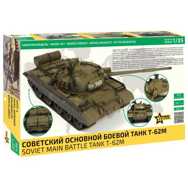 Model Kit tank 3679 – T-62M (1:35)