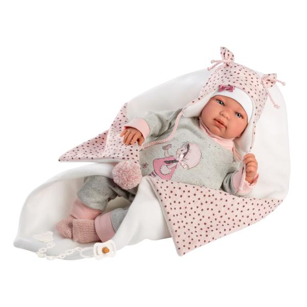 Llorens M844-60 oblečení pro panenku NEW BORN velikost 43-44 cm (obrázek 3)