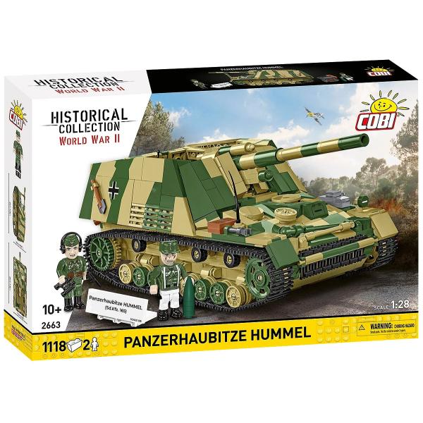 Cobi 2663 World War II Panzerhaubitze HUMMEL, 1:28, 1118 k, 2 f