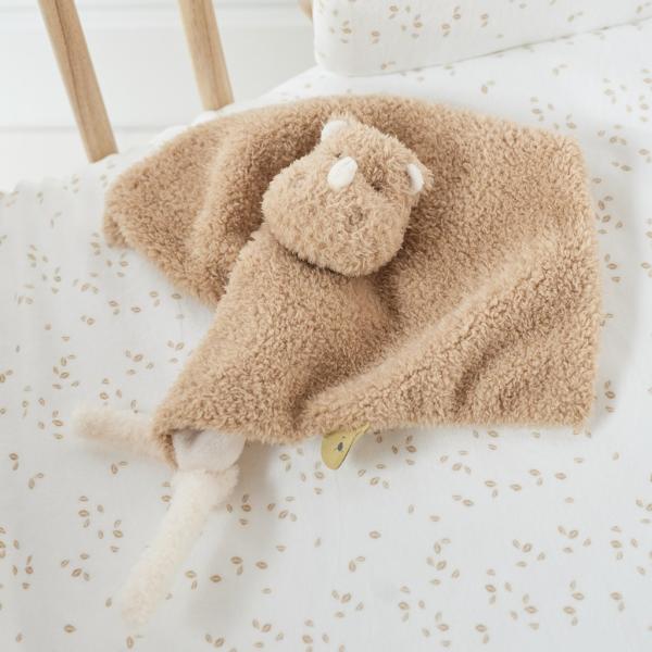 NATTOU Mazlíček plyšový Teddy nosorožec 28 x 28 cm, 0m+ (obrázek 3)