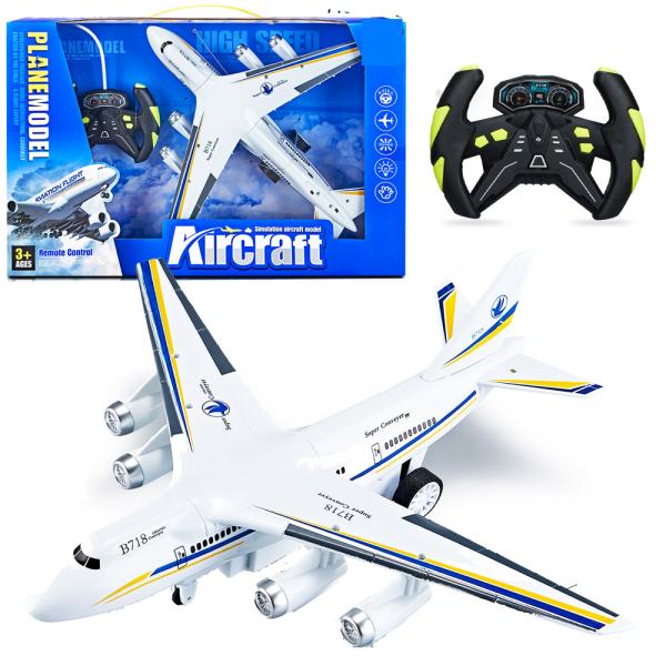 Avión de pasajeros R/C con luces 35 cm