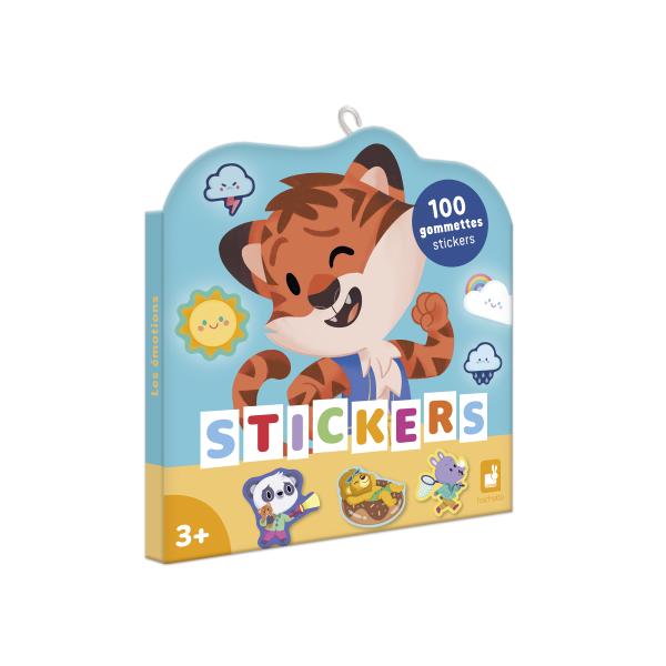 Janod Stickers Samolepky Emoce 100 ks od 3 let