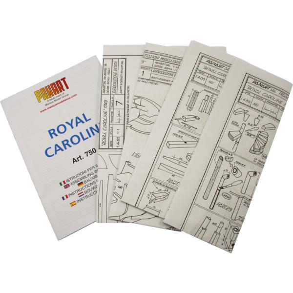 Mantua Model Royal Caroline 1:47 kit (obrázek 9)