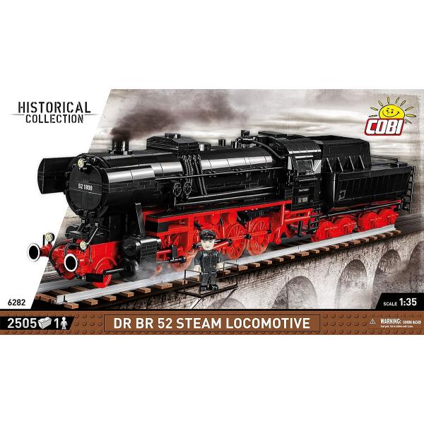 Cobi DR BR 52 parní lokomotiva, 1:35, 2505 k, 1 f