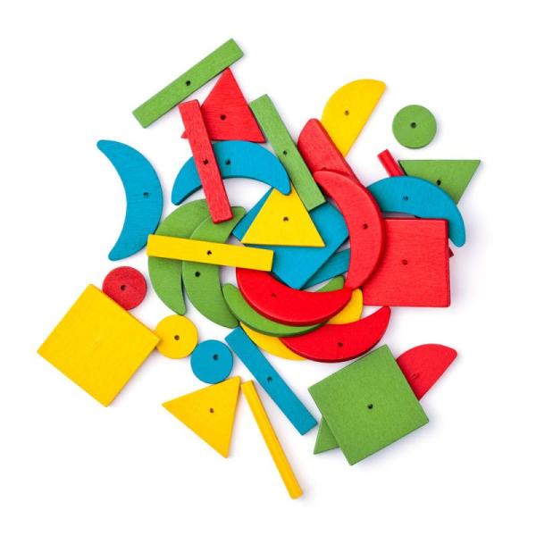 Woody Korková deska s pribíjacími tvary – Zvířátka