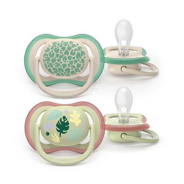 Philips Avent Dudlík Ultra air obrázek neutral 6-18m 2ks