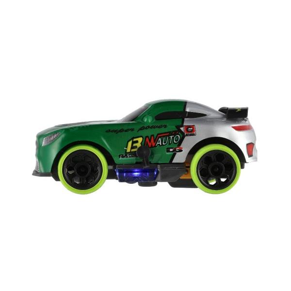 Auto RC závodní 2,4 GHz plast 12cm na baterie se světlem zelené (obrázek 5)