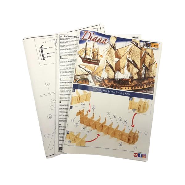 OCCRE Diana 1:85 kit (obrázek 4)