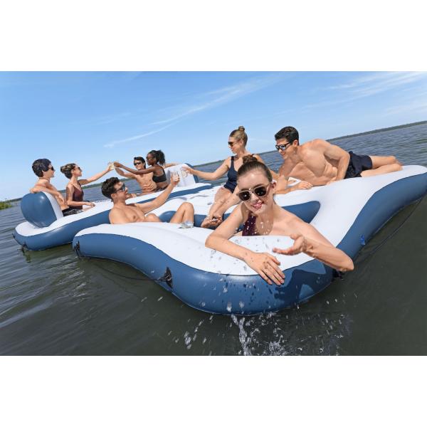Bestway 43964 Nafukovací ostrov Bloc Party Island, 268 x 234 x 30 cm (obrázek 6)