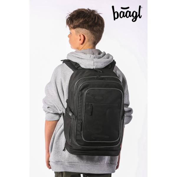 BAAGL SADA 3 Cubic Uni černá: batoh, penál, sáček (obrázek 9)