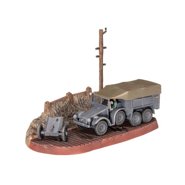 Starter Kit military 73344 – Krupp Protze KFZ 69 s 3,7cm Pak (1:76)