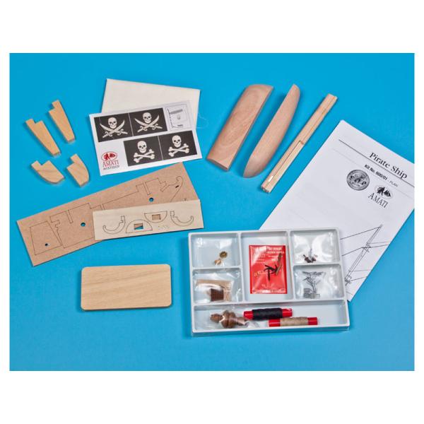 AMATI Pirátská loď 1:135 First step kit (obrázek 4)