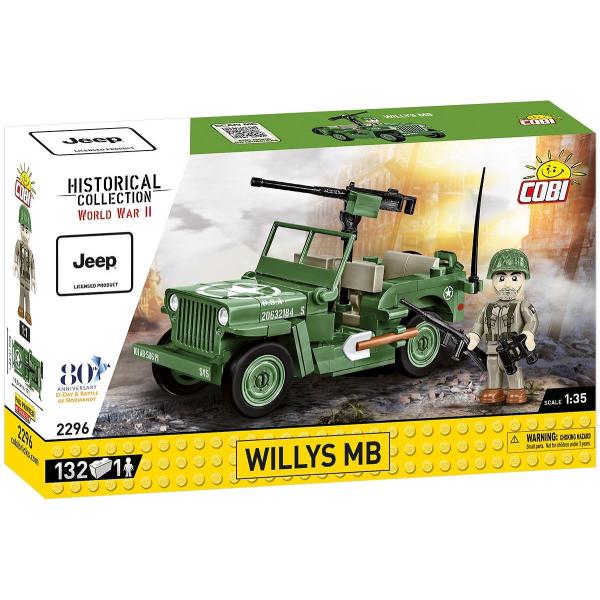 Cobi Willys MB & M2 dělo, 1:35, 150 k, 1 f