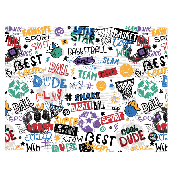 Obrus do výtvarné výchovy 65x50cm Šport