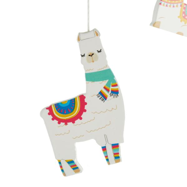 Bieco – Dřevěná závěsná hračka – lama