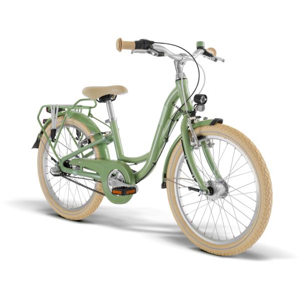 PUKY Dětské kolo 20" SKYRIDE 20-3 classic retro green