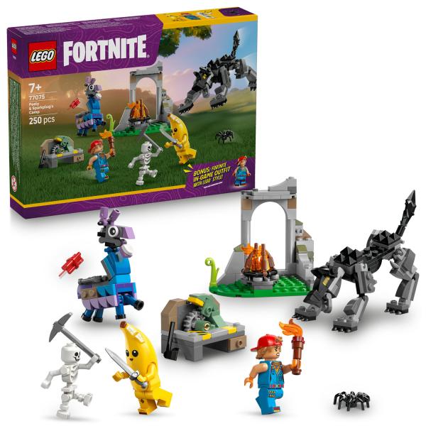LEGO® Fortnite 77075 Peely a Sparkplug a ich táborisko