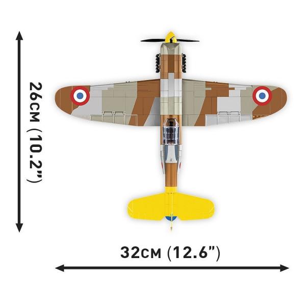 Cobi II WW Dewoitine D.520, 1:32, 335 k, 1 f (obrázek 8)
