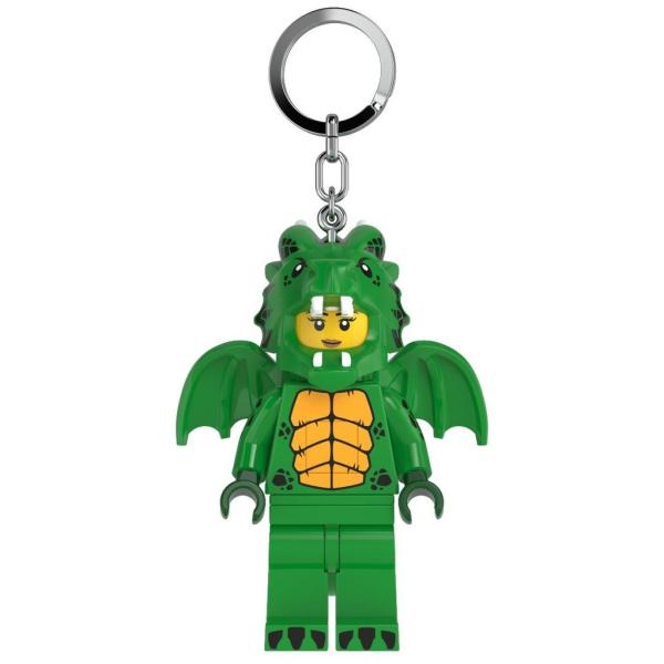 LEGO Minifigures Figura di drago verde luminescente (HT)