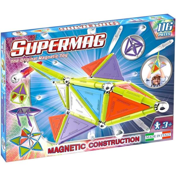SUPERMAG costruzioni magnetiche Tags trendy 116 pezzi