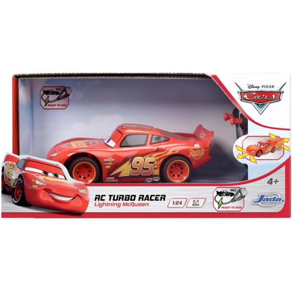 Dickie RC Cars 3 Blesk McQueen Turbo Racer 1:24, 17cm, 2kan (obrázek 6)
