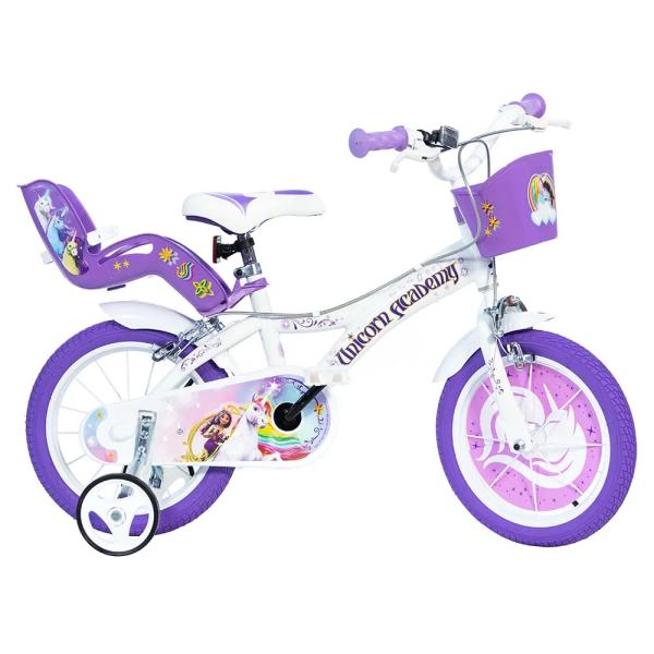 Dino Bikes - Detský bicykel 14" - Unicorn Academy