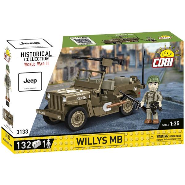 Cobi II WW Willys MB, 1:35, 132 k, 1 f