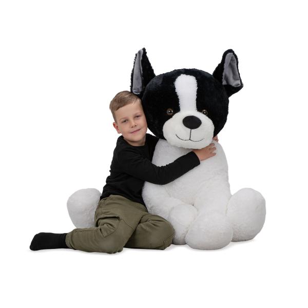 Plush Friends francouzský buldoček plyšový 78 cm sedící (obrázek 3)