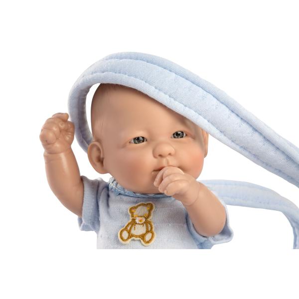 Guca 947 NEW BORN CHLAPEK - realistická panenka miminko s celovinylovým tělem - 25 cm (obrázek 3)