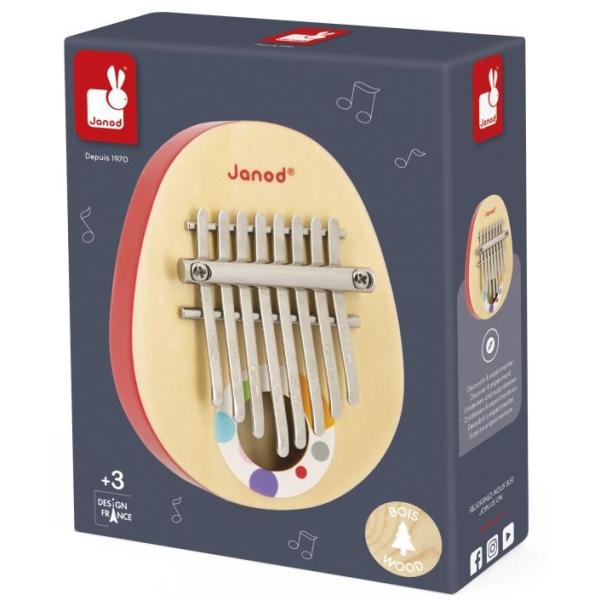 Janod Dřevěný hudební nástroj Kalimba Confetti (obrázek 6)