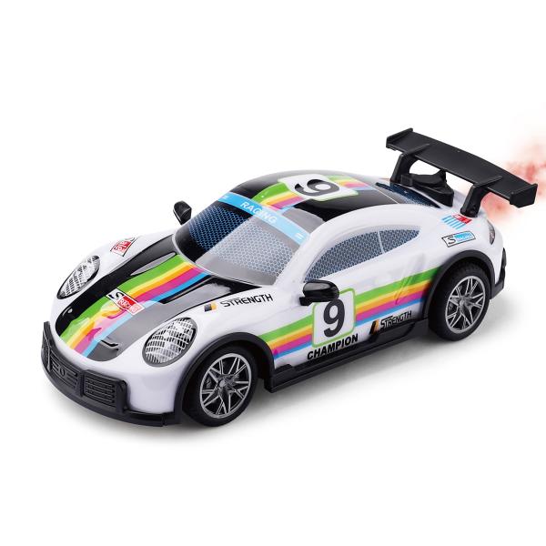 Auto 9 Champion svítící kouřící RC na dálkové ovládání 19cm