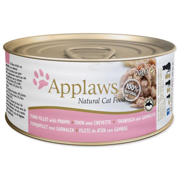 Applaws Cat lata de atún con camarones 70g
