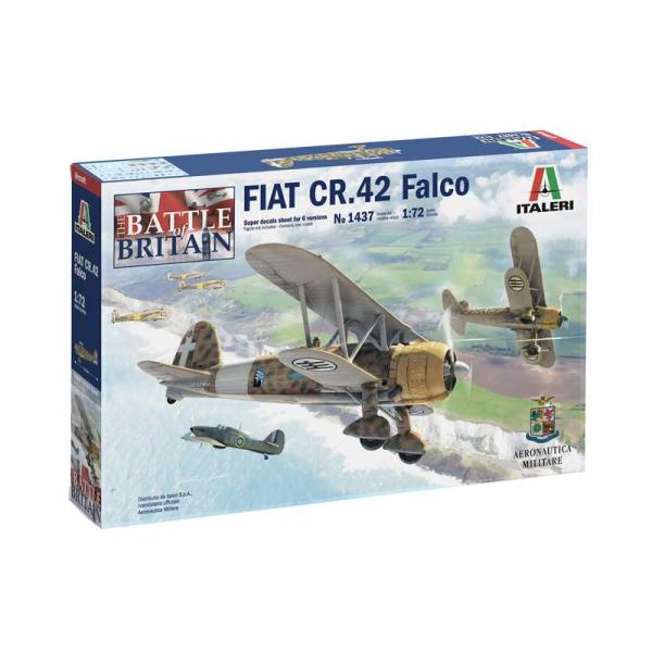 Model Kit letadlo 1437 - FIAT CR.42 Falco (1:72)