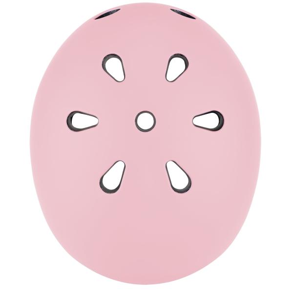 Globber dětská helma Go Up Lights XXS/XS ( 45-51CM ) Pastel Pink (obrázek 4)