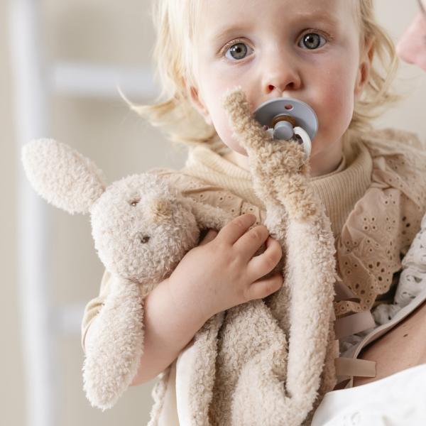 NATTOU Mazlíček plyšový maxi Teddy zajíček 28 x 28 cm, 0m+ (obrázek 4)