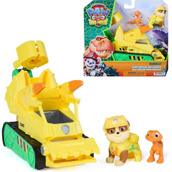 Spin Master Patrol Paw Dino akčné vozidlo Rubble