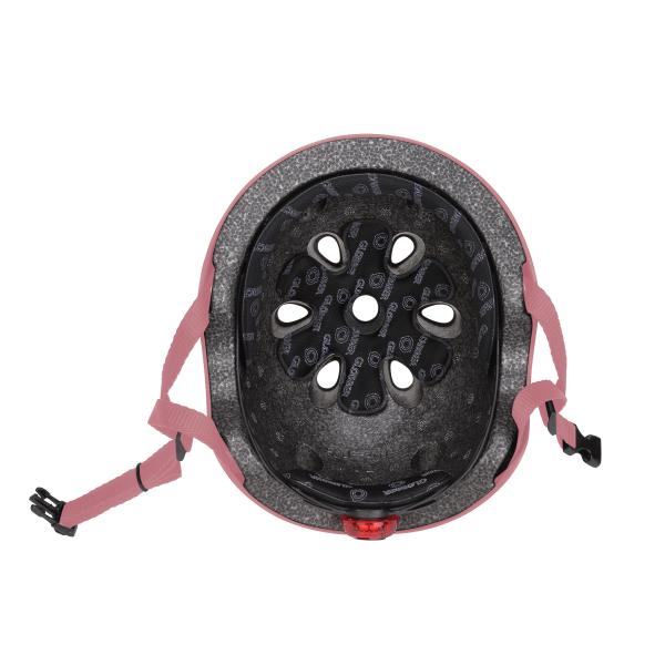 Globber dětská helma Primo Lights XS/S ( 48-53CM ) Deep Pastel Pink (obrázek 5)
