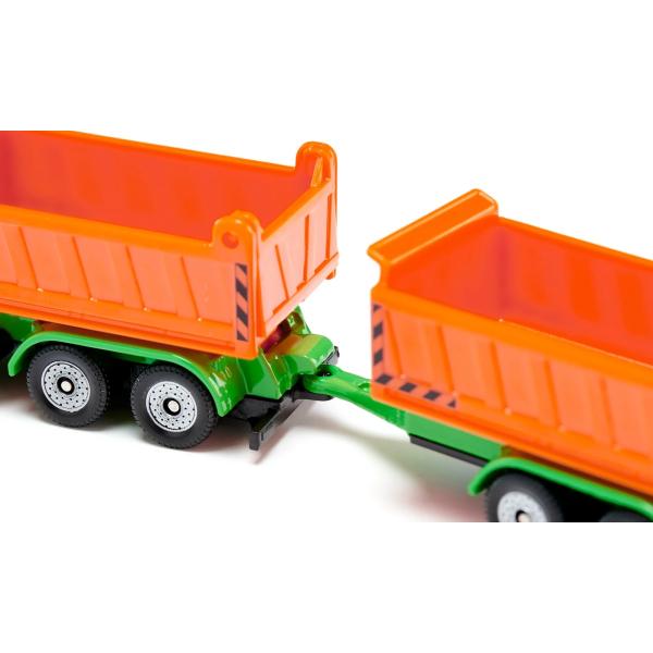Siku Blister – Nákladní auto se sklápěcí korbou a vlekem