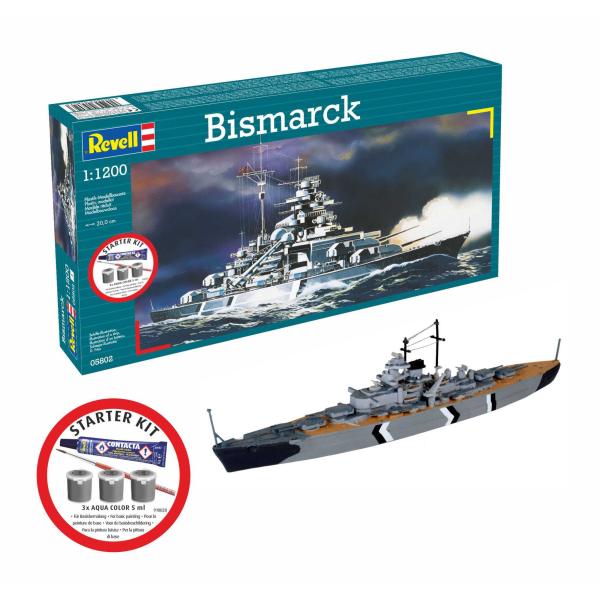 Starter Kit loď 75802 – Bismarck (1:1200)