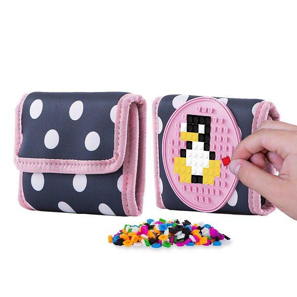 PIXIE CREW peněženka modrá s bílou tečkou