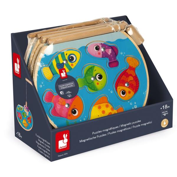 Janod Rybolov 6 ks vkládací puzzle (obrázek 6)