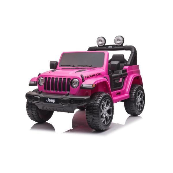 Dětské elektrické autíčko Baby Mix Jeep Wrangler Rubicon růžové