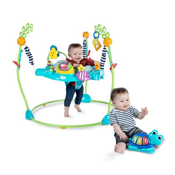 BABY EINSTEIN Skákadlo/Aktivní centrum 2v1 Curiosity Cove™ 6m+ do 11kg (obrázek 7)
