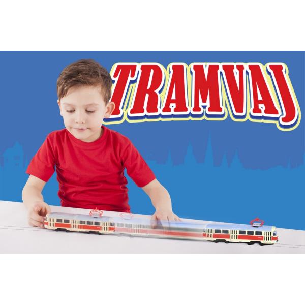 Kovová retro tramvaj, 16 cm (obrázek 9)