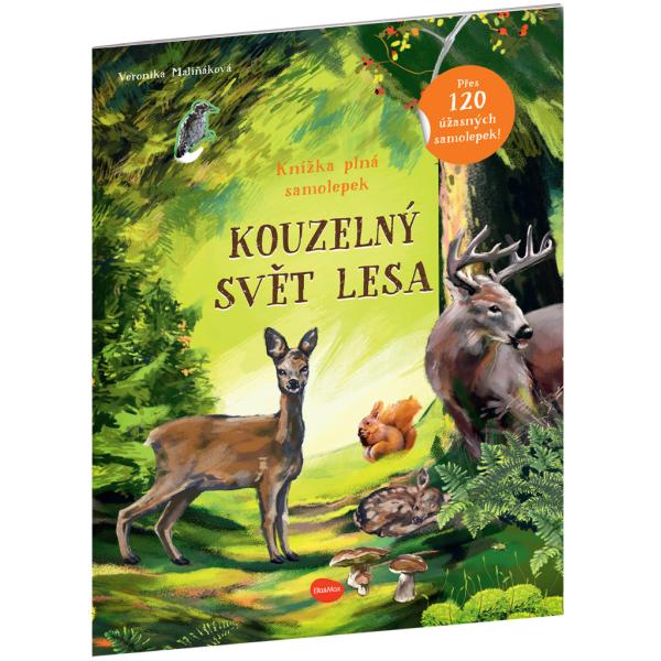KOUZELNÝ SVĚT LESA – Kniha samolepek