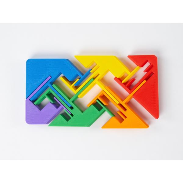 RECENTTOYS Zigguflat Puzzle