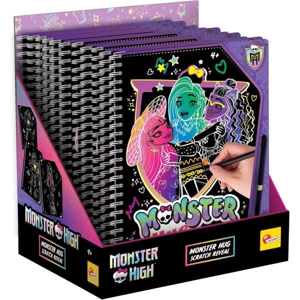 Monster High Vyškrabávací omalovánky objetí (obrázek 4)