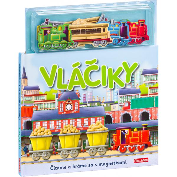 VLÁČIKY  Knižka s magnetkami