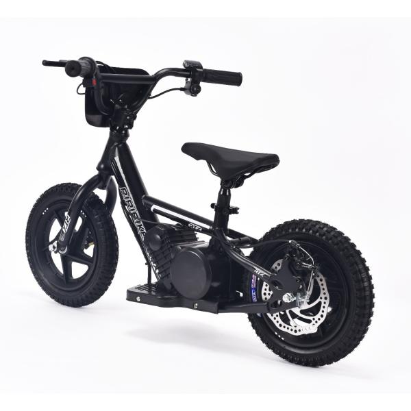 Dětské elektrické odrážedlo RIRIBIKE RTX3 24V (12”), černé, Lithiová baterie, 100W motor, (obrázek 3)