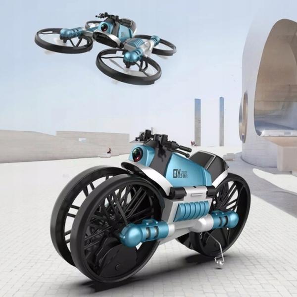 Dron motorka 2v1 RC na dálkové ovládání 17x15 cm (obrázek 4)